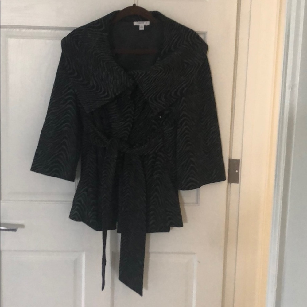 Zebra print Calvin Klein jacket